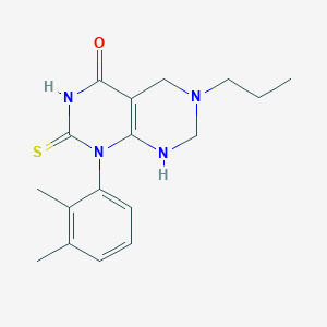 1-(2,3-dimethylphenyl)-6-propyl-2-thioxo-2,3,5,6,7,8-hexahydropyrimido[4,5-d]pyrimidin-4(1H)-one