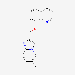 Quinoline, 8-[(6-methylimidazo[1,2-a]pyridin-2-yl)methoxy]-