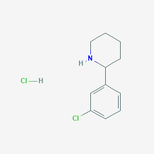 2-(3-Chlorophenyl)piperidine hydrochloride