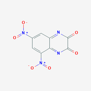 molecular formula C8H2N4O6 B150015 5,7-Dinitroquinoxaline-2,3-dione CAS No. 125910-83-0