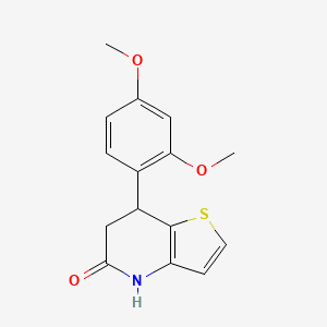 7-(2,4-dimethoxyphenyl)-6,7-dihydrothieno[3,2-b]pyridin-5(4H)-one