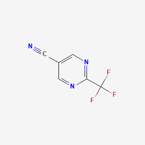 molecular formula C6H2F3N3 B1500155 2-(Trifluoromethyl)pyrimidine-5-carbonitrile CAS No. 1032229-36-9