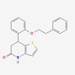 7-[2-(2-phenylethoxy)phenyl]-6,7-dihydrothieno[3,2-b]pyridin-5(4H)-one