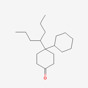 molecular formula C19H34O B1500159 4'-Heptylbi(cyclohexyl)-4-one CAS No. 914221-50-4