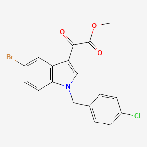 molecular formula C18H13BrClNO3 B15001598 methyl [5-bromo-1-(4-chlorobenzyl)-1H-indol-3-yl](oxo)acetate 