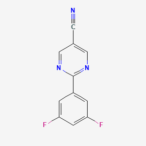 2-(3,5-Difluorophenyl)pyrimidine-5-carbonitrile