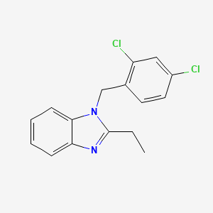 1-(2,4-dichlorobenzyl)-2-ethyl-1H-benzimidazole