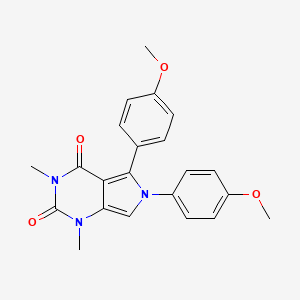 5,6-bis(4-methoxyphenyl)-1,3-dimethyl-1H-pyrrolo[3,4-d]pyrimidine-2,4(3H,6H)-dione