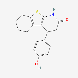 4-(4-hydroxyphenyl)-3,4,5,6,7,8-hexahydro[1]benzothieno[2,3-b]pyridin-2(1H)-one