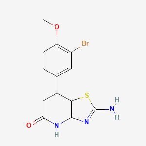 2-amino-7-(3-bromo-4-methoxyphenyl)-6,7-dihydro[1,3]thiazolo[4,5-b]pyridin-5(4H)-one