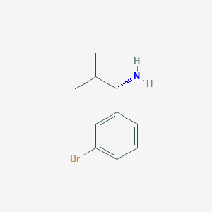 molecular formula C10H14BrN B1500187 (S)-1-(3-Bromophenyl)-2-methylpropan-1-amin 