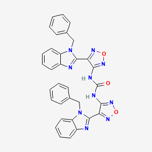 1,3-bis[4-(1-benzyl-1H-benzimidazol-2-yl)-1,2,5-oxadiazol-3-yl]urea