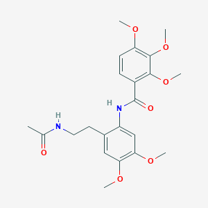 N-{2-[2-(acetylamino)ethyl]-4,5-dimethoxyphenyl}-2,3,4-trimethoxybenzamide