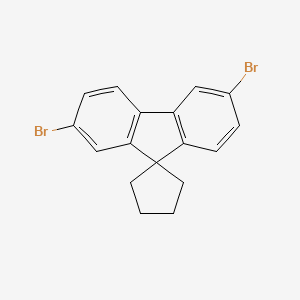 molecular formula C17H14Br2 B1500207 2',6'-Dibromospiro[cyclopentane-1,9'-fluorene] CAS No. 925890-09-1