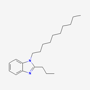 molecular formula C20H32N2 B15002098 1-decyl-2-propyl-1H-benzimidazole 