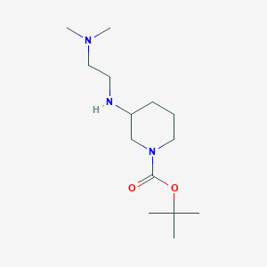 molecular formula C14H29N3O2 B1500214 tert-Butyl 3-((2-(dimethylamino)ethyl)amino)piperidine-1-carboxylate CAS No. 887588-48-9