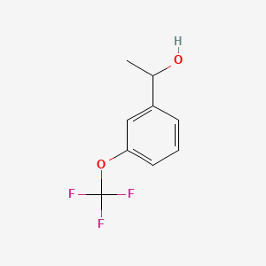 molecular formula C9H9F3O2 B1500218 1-[3-(三氟甲氧基)苯基]乙醇 CAS No. 347194-02-9