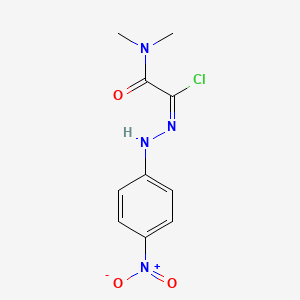 molecular formula C10H11ClN4O3 B1500220 2-Chloro-N,N-dimethyl-2-[2-(4-nitrophenyl)hydrazono]acetamide 