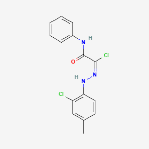 molecular formula C15H13Cl2N3O B1500221 2-Chloro-2-[2-(2-chloro-4-methylphenyl)hydrazono]-N-phenylacetamide 