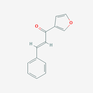 molecular formula C13H10O2 B150023 (E)-1-(furan-3-yl)-3-phenylprop-2-en-1-one CAS No. 160560-19-0