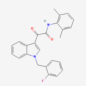 N-(2,6-dimethylphenyl)-2-[1-(2-fluorobenzyl)-1H-indol-3-yl]-2-oxoacetamide