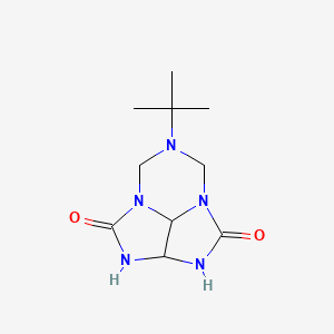 6-(tert-butyl)tetrahydro-5H-2,3,4a,6,7a-pentaazacyclopenta[cd]indene-1,4(2H,3H)-dione