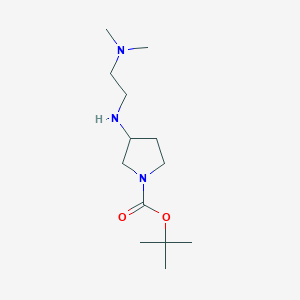 molecular formula C13H27N3O2 B1500234 tert-Butyl 3-((2-(dimethylamino)ethyl)amino)pyrrolidine-1-carboxylate CAS No. 887587-43-1