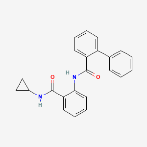 N-[2-(cyclopropylcarbamoyl)phenyl]biphenyl-2-carboxamide