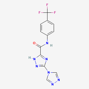 N-[4-(trifluoromethyl)phenyl]-2H-3,4'-bi-1,2,4-triazole-5-carboxamide