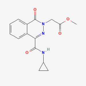 methyl [4-(cyclopropylcarbamoyl)-1-oxophthalazin-2(1H)-yl]acetate