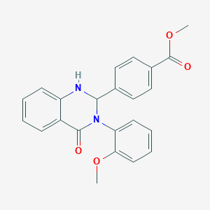 Methyl 4-[3-(2-methoxyphenyl)-4-oxo-1,2,3,4-tetrahydroquinazolin-2-yl]benzoate