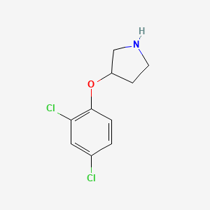 molecular formula C10H11Cl2NO B1500255 3-(2,4-Dichlorophenoxy)pyrrolidine 