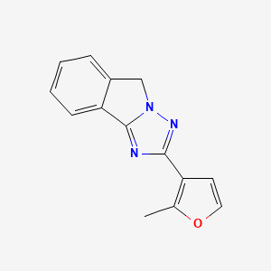 5H-[1,2,4]Triazolo[5,1-a]isoindole, 2-(2-methyl-3-furanyl)-