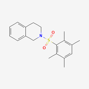 molecular formula C19H23NO2S B15002588 2-[(2,3,5,6-Tetramethylphenyl)sulfonyl]-1,2,3,4-tetrahydroisoquinoline 