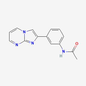 N-(3-(imidazo[1,2-a]pyrimidin-2-yl)phenyl)acetamide