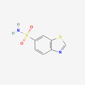 molecular formula C7H6N2O2S2 B1500267 1,3-Benzothiazole-6-sulfonamide CAS No. 656236-38-3