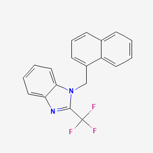 1-(naphthalen-1-ylmethyl)-2-(trifluoromethyl)-1H-benzimidazole