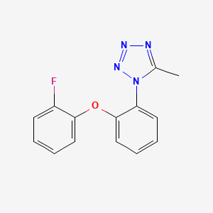 1-[2-(2-fluorophenoxy)phenyl]-5-methyl-1H-tetrazole