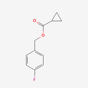 molecular formula C11H11FO2 B1500278 (4-Fluorophenyl)methyl cyclopropanecarboxylate CAS No. 485376-17-8