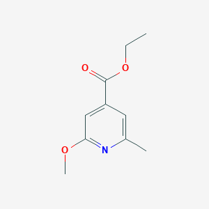 molecular formula C10H13NO3 B1500279 Ethyl 2-methoxy-6-methylisonicotinate CAS No. 262296-07-1