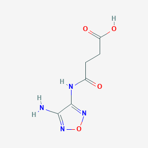 4-[(4-Amino-1,2,5-oxadiazol-3-yl)amino]-4-oxobutanoic acid