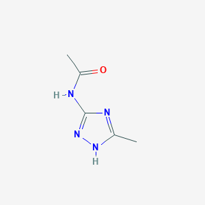 N-(3-methyl-1H-1,2,4-triazol-5-yl)acetamide