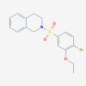 2-[(4-Bromo-3-ethoxyphenyl)sulfonyl]-1,2,3,4-tetrahydroisoquinoline