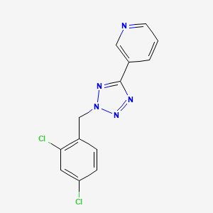 3-[2-(2,4-dichlorobenzyl)-2H-tetrazol-5-yl]pyridine