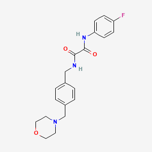 N-(4-fluorophenyl)-N'-[4-(morpholin-4-ylmethyl)benzyl]ethanediamide