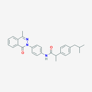 N-[4-(4-methyl-1-oxophthalazin-2(1H)-yl)phenyl]-2-[4-(2-methylpropyl)phenyl]propanamide