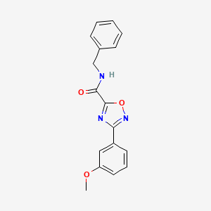 N-benzyl-3-(3-methoxyphenyl)-1,2,4-oxadiazole-5-carboxamide