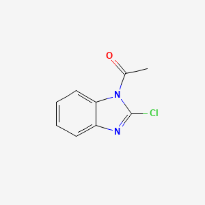 molecular formula C9H7ClN2O B1500340 1-(2-Chloro-benzoimidazol-1-yl)-ethanone CAS No. 90533-07-6