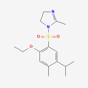 1-[(2-ethoxy-5-isopropyl-4-methylphenyl)sulfonyl]-2-methyl-4,5-dihydro-1H-imidazole