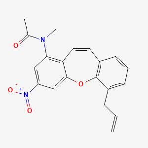 N-(6-Allyl-3-nitrodibenzo[B,F]oxepin-1-YL)-N-methylacetamide